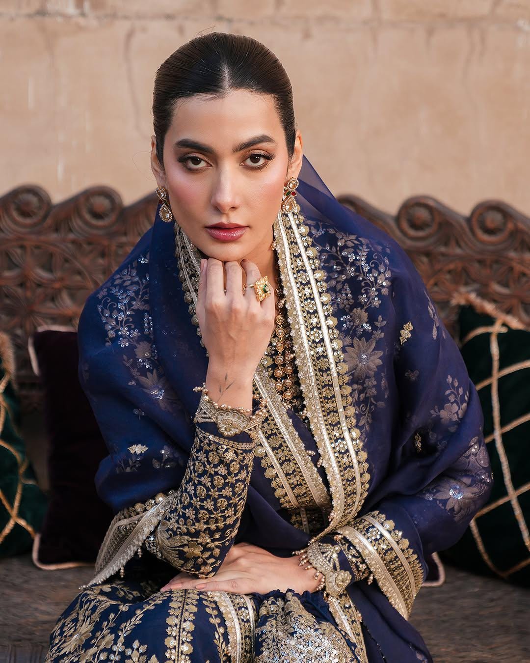 faiza saqlain blue dress Risma – Faiza Saqlain