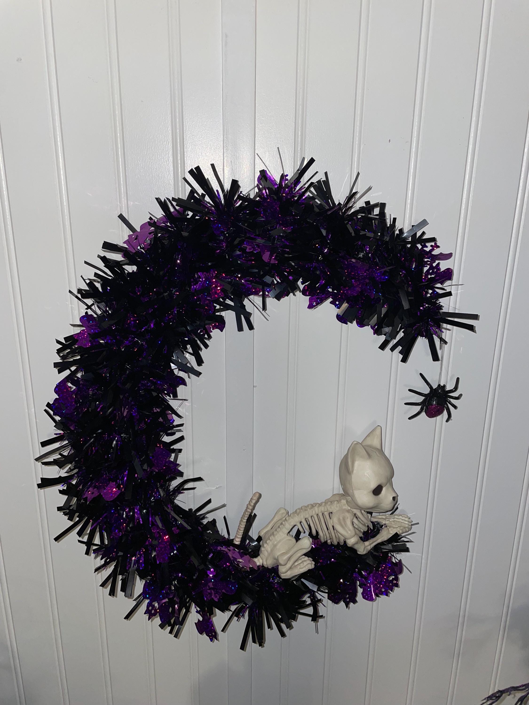 16” Halloween cat crescent moon - Thumbnail 3