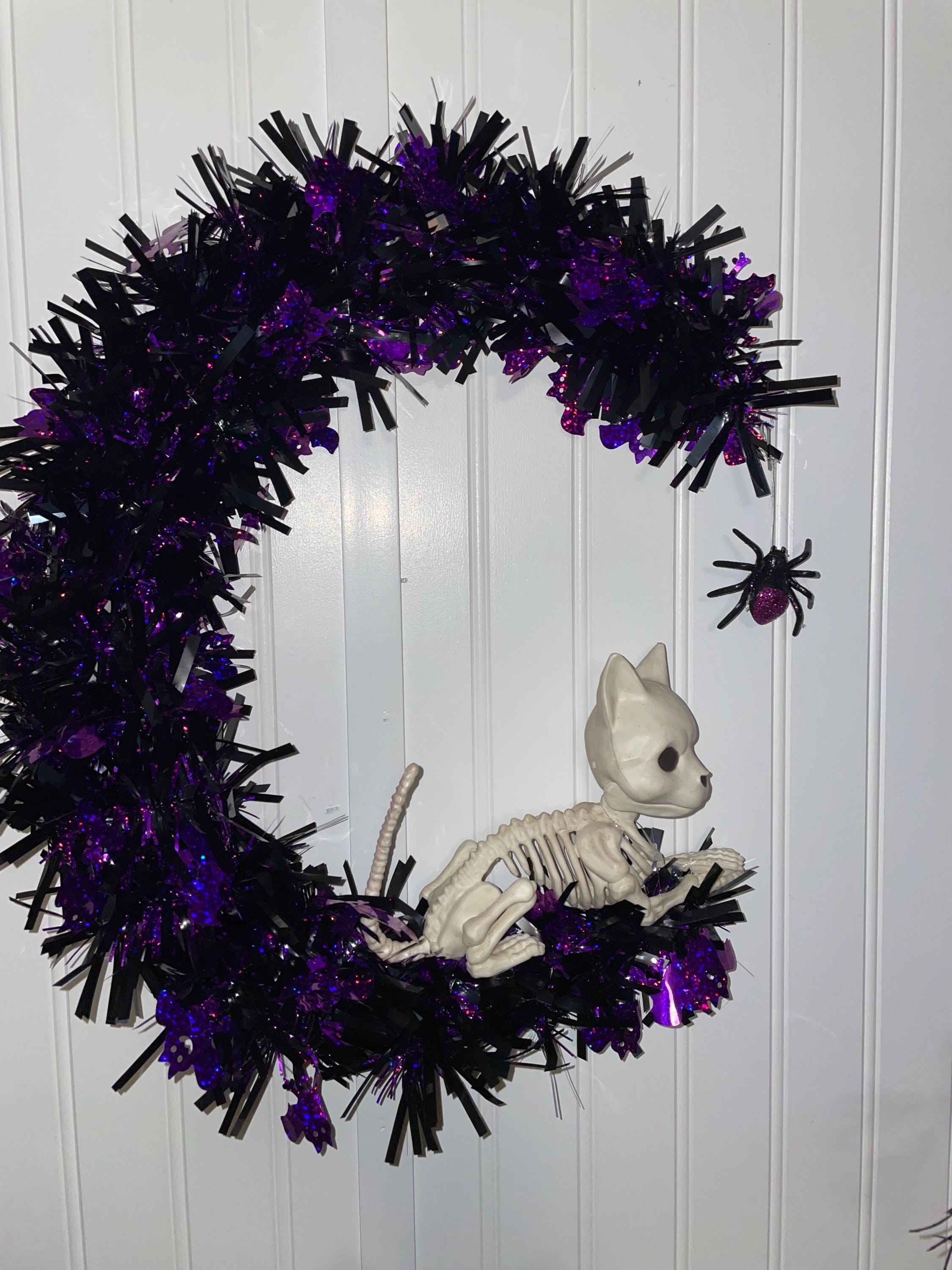 16” Halloween cat crescent moon - Thumbnail 4