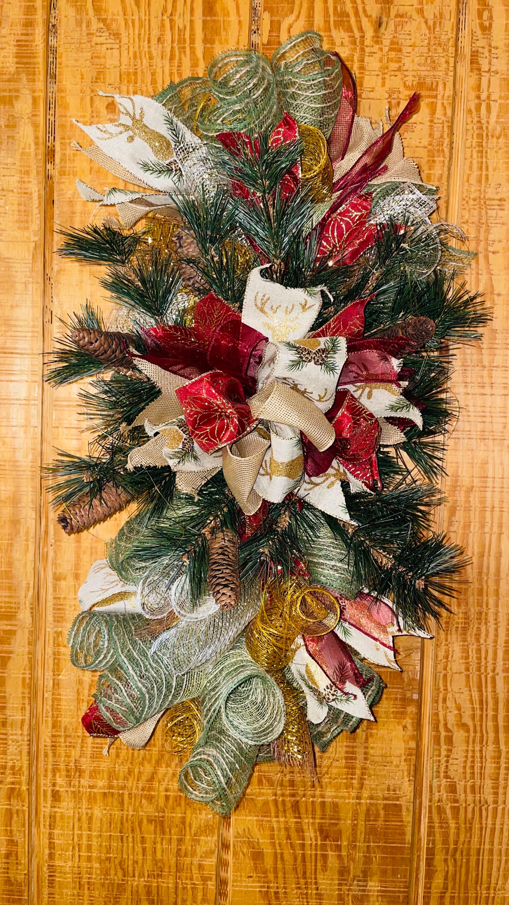 26” rustic spruce swag - Thumbnail 2