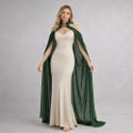 Medieval Trendy Cape Mantle Shawl | Hooded Cloak Gothic Fantasy Cosplay | Bachelor Party Cape Women product logo