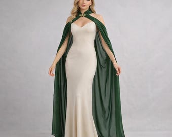 Medieval Trendy Cape Mantle Shawl | Hooded Cloak Gothic Fantasy Cosplay | Bachelor Party Cape Women