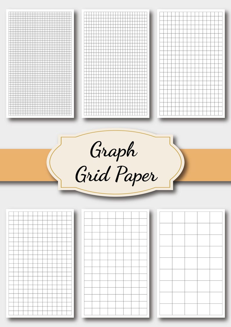Digital Grid Paper | Printable A4 Graph Paper | Seamless Grid ...
