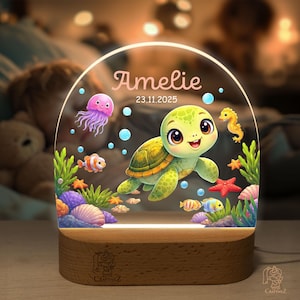 Children’s Night Light: Personalized with Name - Cozy Bedroom Decor