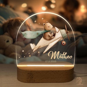 Children’s Night Light: Personalized with Name - Cozy Bedroom Decor