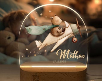 Children’s Night Light: Personalized with Name - Cozy Bedroom Decor