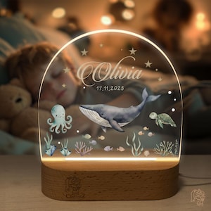 Children’s Night Light: Personalized with Name - Cozy Bedroom Decor
