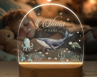 Children’s Night Light: Personalized with Name - Cozy Bedroom Decor