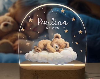 Kindernachtlicht: Personalisiert mit Namen - Gemütliches Schlafzimmerdekor