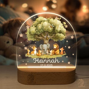 Children’s Night Light: Personalized with Name - Cozy Bedroom Decor