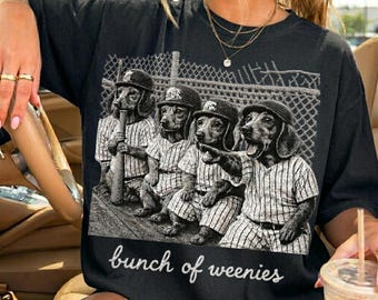 Bunch of Weenies Dog Mom Shirt Design - Retro Weiner Dog Digital Download PNG
