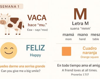 52-Week Bilingual Toddler Learning Workbook – English/Spanish Educational Fun for Toddlers