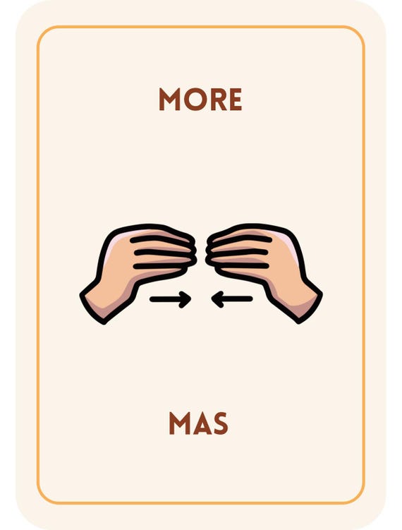 Toddler Flashcards: Sign Language & Spanish Learning Cards