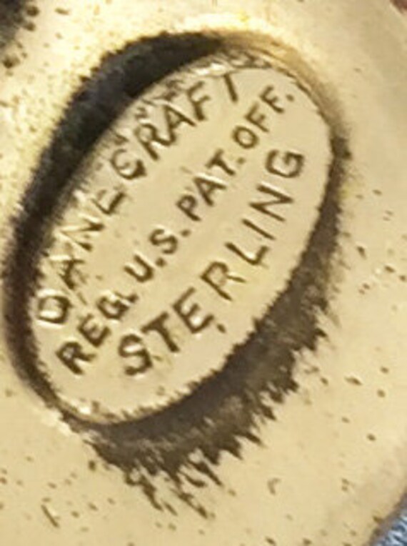 Vintage Large Danecraft Solid Sterling Silver Fly… - image 8