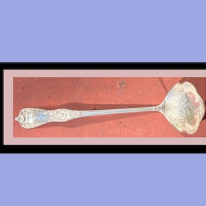 Ladle Sauce Saart Brothers 1900 5 1/2 inches Sterling Silver
