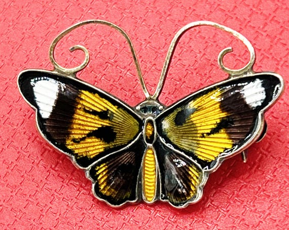 David-Andersen Norway Multi-Colored Enamel Butter… - image 5