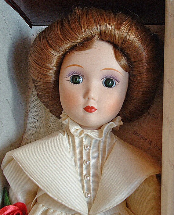 gibson girl bride doll
