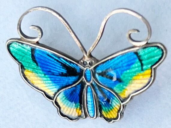 David Andersen Norway Multicolored Enameled Butte… - image 2