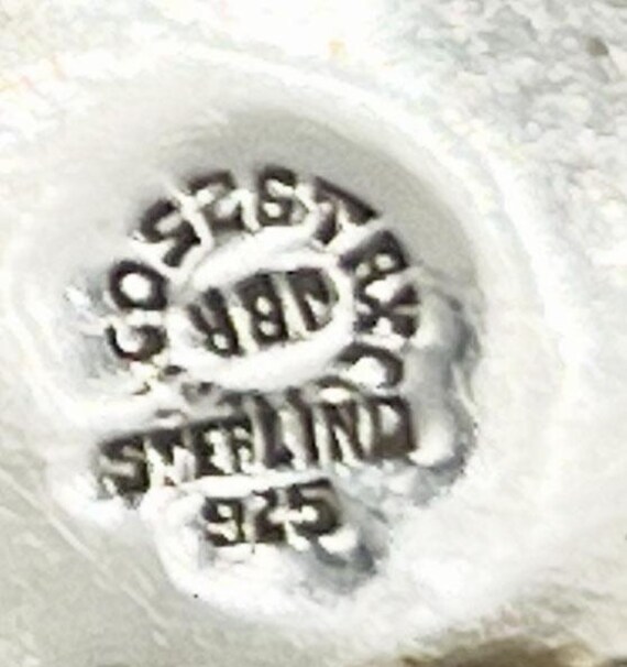 Earrings, Mexico, Solid Sterling Silver, Signed, - image 7