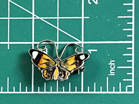 David-Andersen Norway Multi-Colored Enamel Butter… - image 2