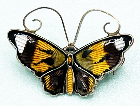 David-Andersen Norway Multi-Colored Enamel Butter… - image 10