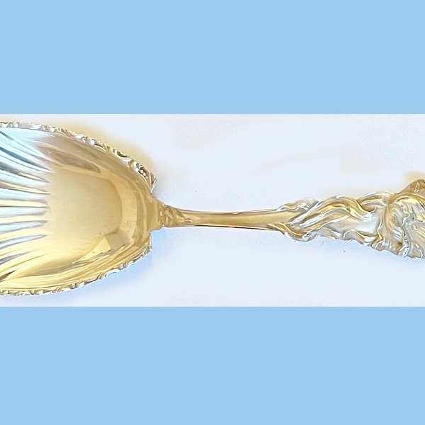 Sugar Spoon Sterling Silver Fessendon Hallmark 5 14 inches long