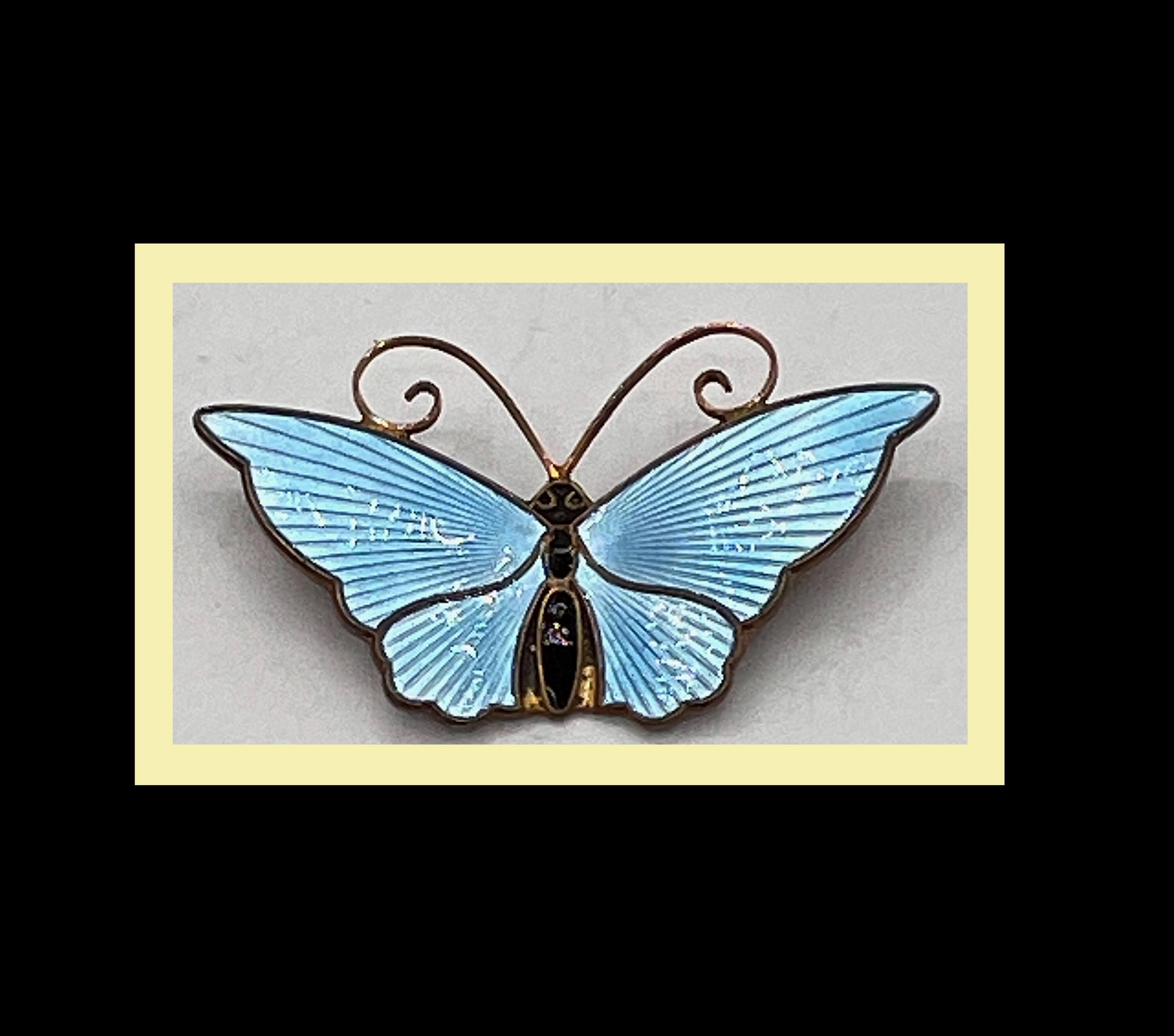 David Andersen Norway Enamel Brooch - Etsy