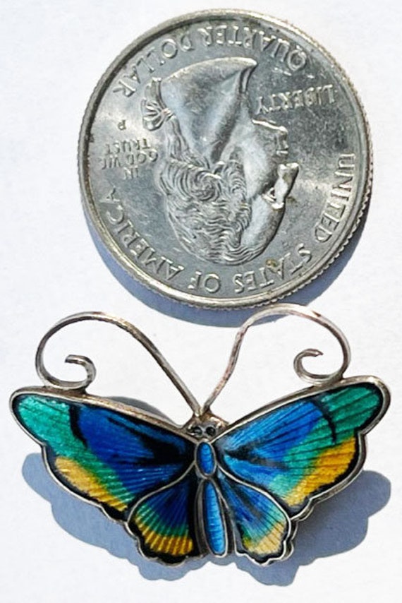 David Andersen Norway Multicolored Enameled Butte… - image 4