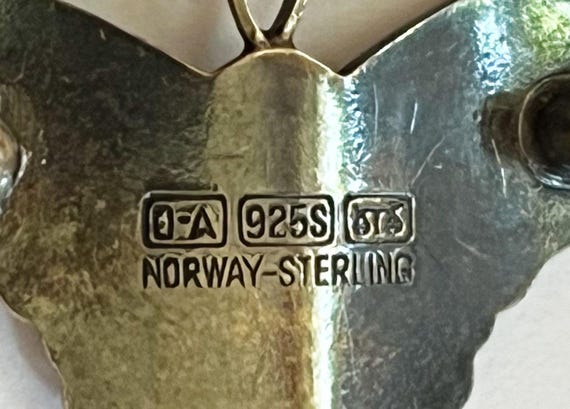 David-Andersen Norway Multi-Colored Enamel Butter… - image 9