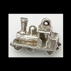 Vintage English Sterling Toy Train Charm