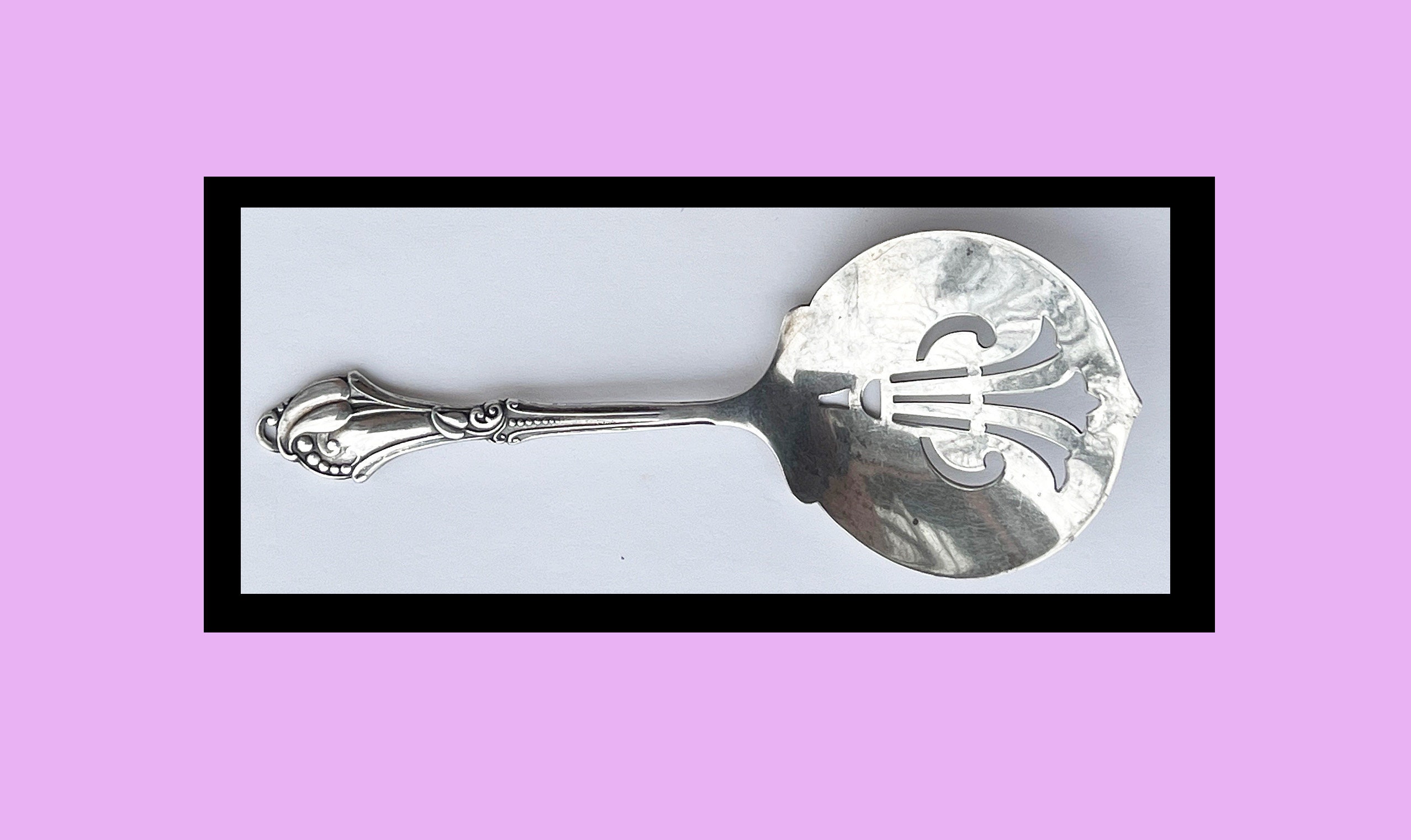 Bon Bon Spoon ster Sterling Silver C1910 Etsy