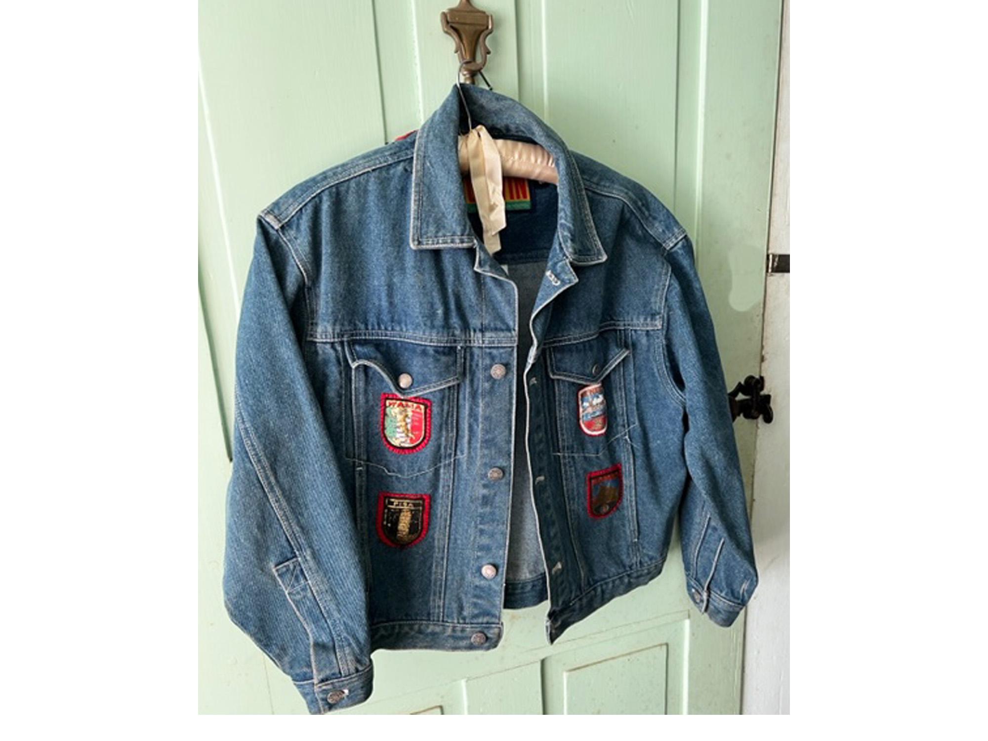 Jacket Blue Denim Girls 1980
