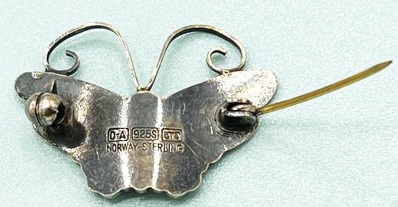 David-Andersen Norway Multi-Colored Enamel Butter… - image 7