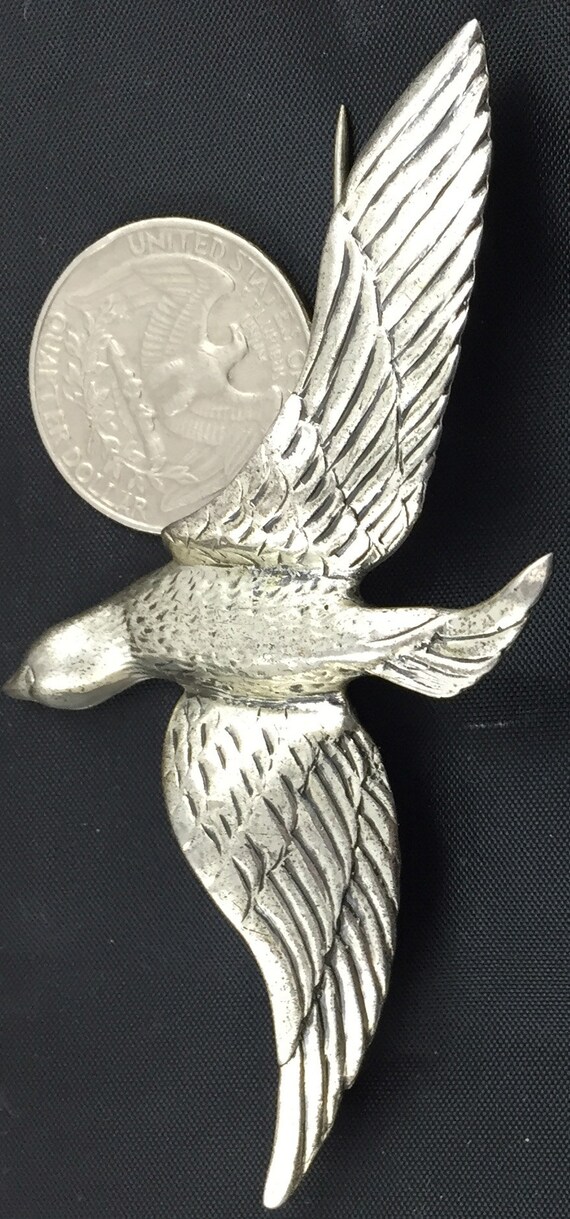 Vintage Large Danecraft Solid Sterling Silver Fly… - image 3