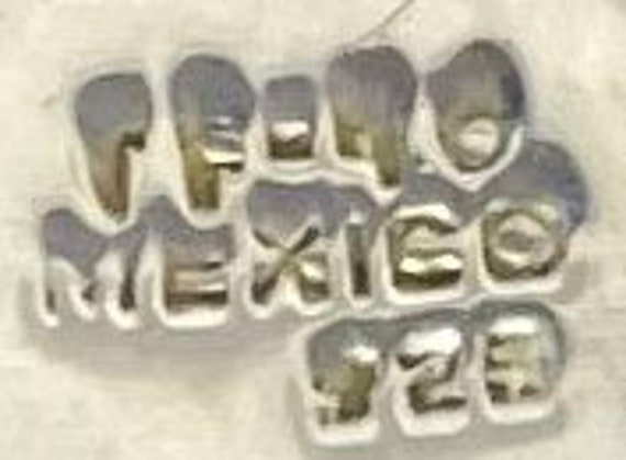 Mexican Cat Brooch  Solid 3 dimensional Sterling … - image 5