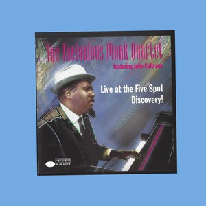 MONK Live at the Five Spot: Discovery!  Thelonious Monk (CD) Quartet John Coltrane