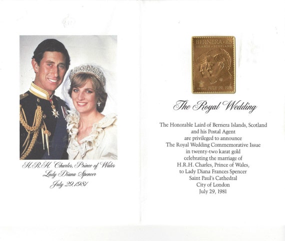 Photo for 1981 the royal wedding stamp collection