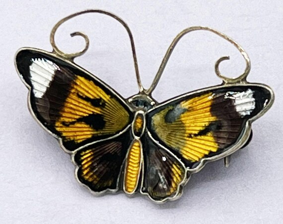 David-Andersen Norway Multi-Colored Enamel Butter… - image 6