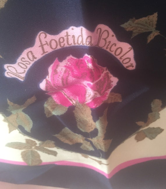 Scarf  Roses by Cornelia James LTD, Brighton.  4 … - image 5