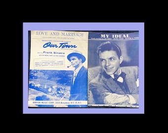 Sinatra, Frank - 2 original sheet music  1955 - 1930