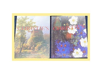 Christie's Amsterdam Art Auction Catalogs, 19th Century Art, Watercolours, 2000 & 2002