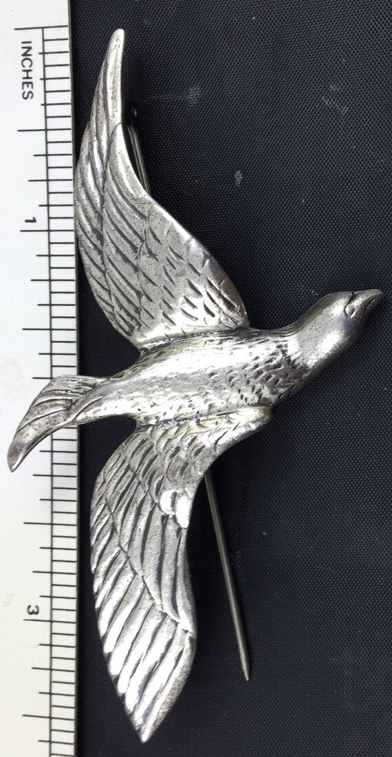 Vintage Large Danecraft Solid Sterling Silver Fly… - image 4