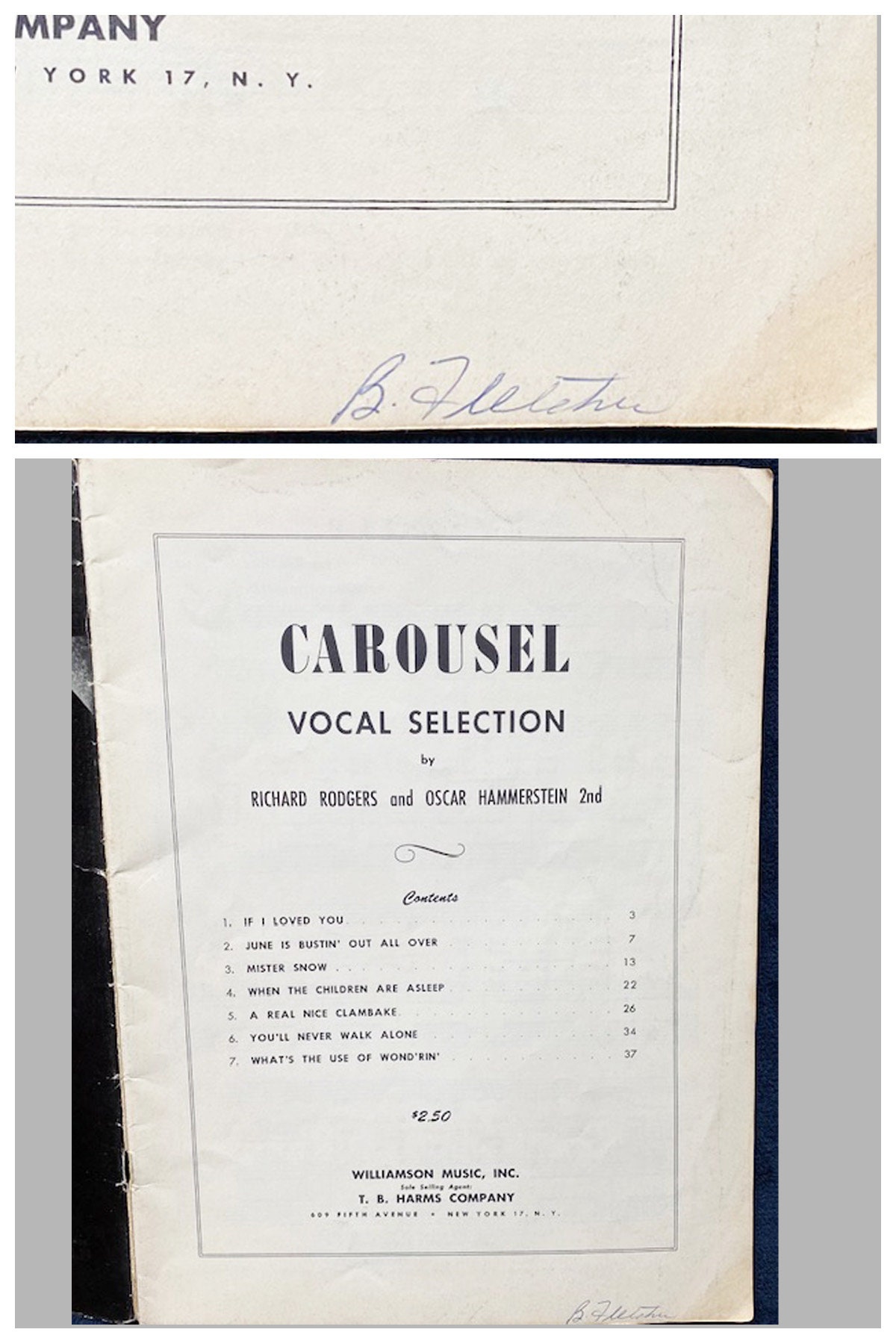 Carousel (musical) visual data 5