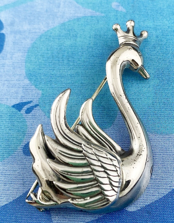 Broche Vintage En Argent 925/1000 Massif - Signée "JP?" - Occasion