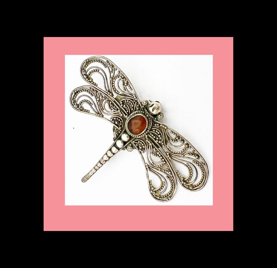 Vintage 2 dragon brooch - Gem