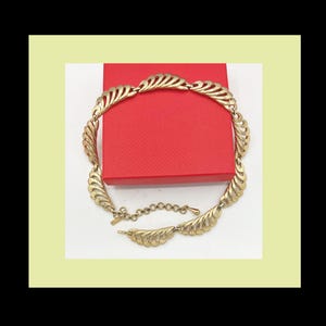 MONET Gold Tone Link Necklace  14.5 inch plus 3 inch extension