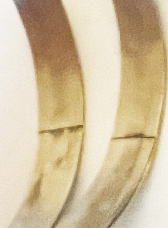 Two Silver and Abalone shell matching Bangle Brac… - image 8