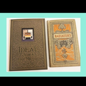 RADIATORS/Boilers   Two Illustrated Catalogs  Hard Cover dated 1901-1921