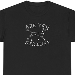 Camiseta con la estrella Sirius, Camiseta Canis Major, Camiseta divertida de astronomía, Constelación de la estrella Sirius, Regalo de astronomía, Regalo para amantes del espacio