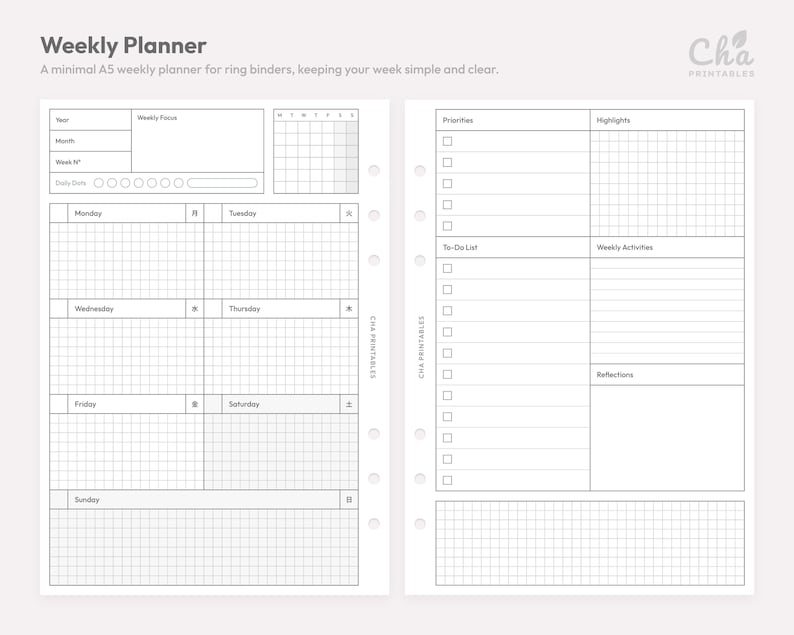 . Binder-friendly margins and clean layouts support productive task management and reflective planning. Delivered as high-quality PDF files in a ZIP folder. Ideal for customizable, mindful organization. Digital download only; no physical item shipped.


---